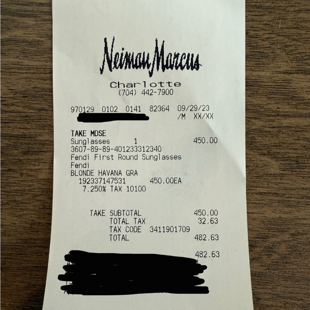 NWOT FENDI First Brown Tortoise Oversized Round Luxury Designer Sunglasses - Picture 13 of 15